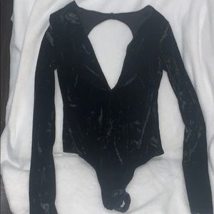 VS velvet bodysuit